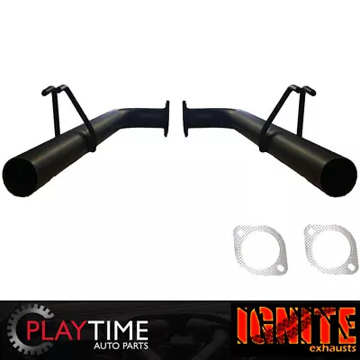 Rear Eliminator Pipes 2.5  For Holden Commodore Ve Sv6 Ss V8 Series 2 Ute • $150