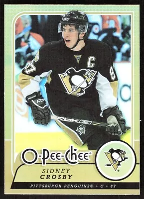 2008-09 479B O-PEE-CHEE GOLD PARALLEL SIDNEY CROSBY Pittsburgh Penguins #18 • $2.50