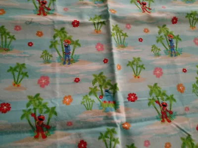 Elmo Grover Cookie Monster Sesame Street Flannel Sewing Quilting Fabric • $4.99