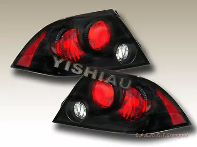 2002 2003 Mitsubishi Lancer Tail Lights JDM Black Lamps • $101.99