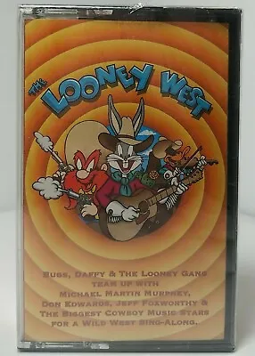 NOS Vintage 1996 The Looney West Bugs Daffy & Looney Gangs Cassette Tape SEALED • $25.96