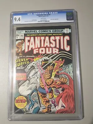 $135 • Buy Fantastic Four #155 NM CGC 9.4! Classic Silver Surfer Appearance!