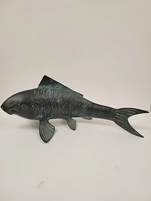 Vintage Cold Painted Bronze Fish Large  • $198