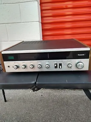 Working Vintage Panasonic SA-207 Quadruplex Wood Veneer FM/AM Stereo Receiver  • $120