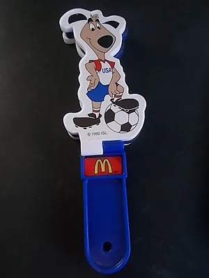 Vintage McDonald's Toy McDonalds Toys 1992 Summer Olympics USA Football Rattle • £24.99