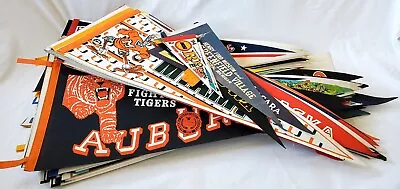 Lot Of 134 +Vintage Sports And Attraction Pennants  • $150