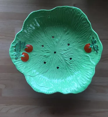 £8 • Buy Beswick Ware Lettuce Leaf/Cabbage And Tomato Pattern Dish/strainer On Legs