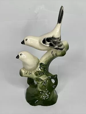 VTG Maddux Of California Pottery White Birds On A Branch Figurine 8 3/4 In -READ • $14