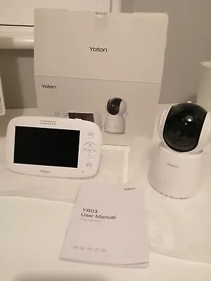 Yoton Baby Monitor With Camera & Audio 4.3  Screen Brand New But No Adapters • £12.99