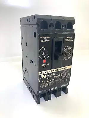 I-T-E E63A010 Bolt-On Circuit Breaker 10A 600V 3P 3PH E Used 10 AMP 600 Volt • $59.99