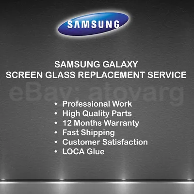 Samsung Galaxy S3 S4 Cracked Screen Glass Repair Replacement Service Fix • $24.95