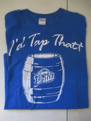 Vintage Stevens Point Brewery T-Shirt Large  I'd Tap That  • $17