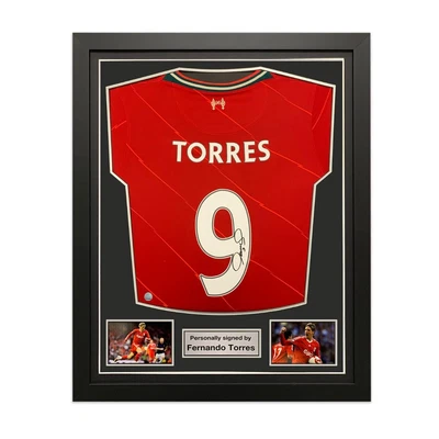 £314.99 • Buy Fernando Torres Signed Liverpool 2021-22 Football Shirt. Standard Frame