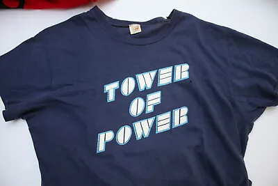 Vintage 1970s Tower Of Power Shirt Good Old Hanes Tag Rock Soul Funk R&b Jazz • $69