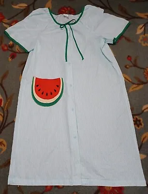 Vintage Womens MuuMuu House Dress Classics M Grannycore Housecoat Watermelon CW • $24.99