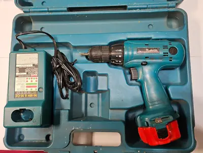 Makita 6213D 12V 3/8 Cordless Driver Steel Drill With Charger & Battery & Case • $19.95