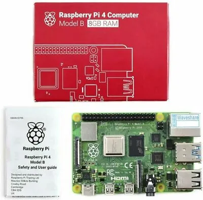 Raspberry Pi 4B ARM Cortex A72 1.5GHz 8GB RAM Single Board Computer • $65