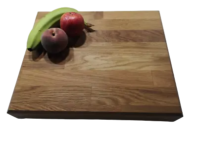 Extra Large Butchers Block 60mm Thick Solid Oak Chopping Board + Free Gift • £38.99