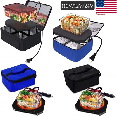 Personal Portable Food Warmers Mini Oven Electric Microwave Lunch Box For Car • $16.99