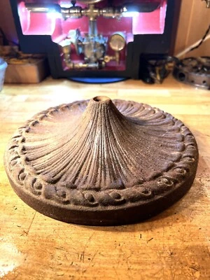 $24.90 • Buy Antique Cat Iron Lamp Base For Restoration 