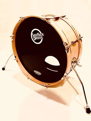 Side Kick Drums Bass Drum - 6  X 20  Skinny Bass Drum Pro - Clear Maple • $369