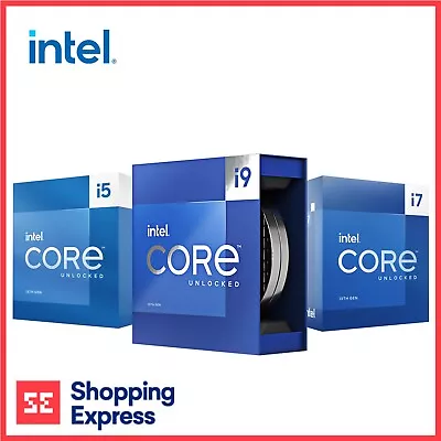 Intel 14th Gen 13th Gen Core I9 I7 I5 I3 CPU Desktop PC Processors LGA 1700 • $409