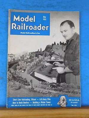 Model Railroader Magazine 1951 May Short Line RRing Ellison Build Reefers • $5
