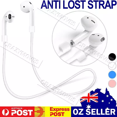 $4.35 • Buy Anti Lost Strap String Rope Soft Silicone Holder Cable Cord Airpods Pro Earbuds