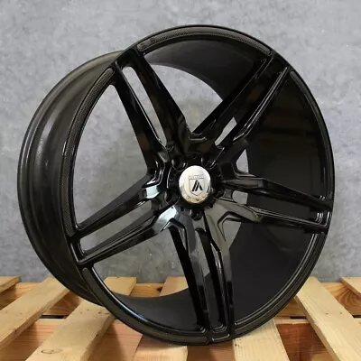 Asanti Orion Gloss Black 22x10.5 5x114.3 +35 Wheel Single Rim • $263.35