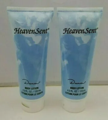 2 Pk DANA Heaven Sent BODY LOTION 4 FL Oz Each By Dana Classic Fragrance VINTAGE • $19.99