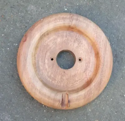 Round Circular Solid Oak Display Plinths/Bases 23cm Diameter • £15