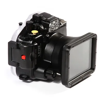 40M 130ft Waterproof Underwater Housing Dving Case Cover F Panasonic Lumix LX100 • $351.98