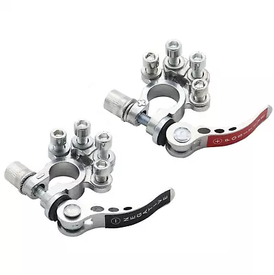 4 Way Car Battery Terminal Connectors Quick Release Disconnect Battery Terminals • $14.30