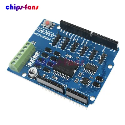 L298P Shield R3 DC Motor Driver Module 2A H-Bridge 2 Way For Arduino UNO 2560 • £7.79