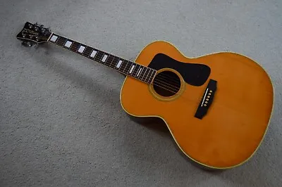 Vintage C. 1980 Hohner HG 720 Jumbo Acoustic Guitar Japan • $850