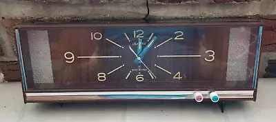 Vintage Rhythm Sankyo Alarm Clock Music 2 Jewels 6879 • $49.99