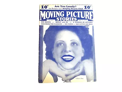 Moving Picture Stories – April 16 1929 – Clara Bow • $22.95