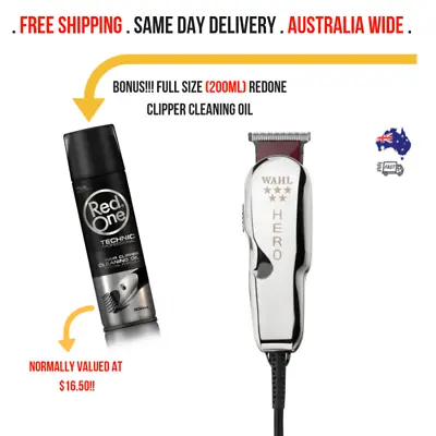 Wahl Professional 5 Star Series - Hero Corded Trimmer + FREE 200ML CLIPPER OIL!! • $114.95