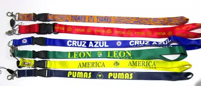 Assorted Set Of 6 Lanyard From Liga MX Soccer Clubs Pumas America Cruz Azul Leon • $39.99