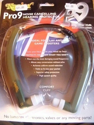 £26 • Buy Napier Pro 9 Hearing Protection - Shooting Ear Defenders