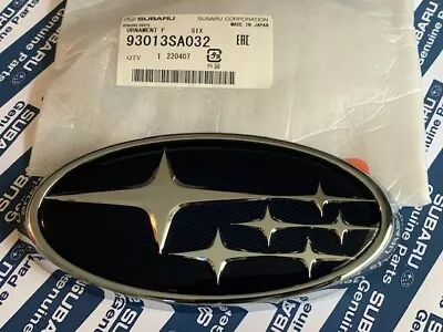 $39.95 • Buy GENUINE Subaru Front Grille Emblem 2006-2014 Impreza Legacy WRX STi 93013SA032
