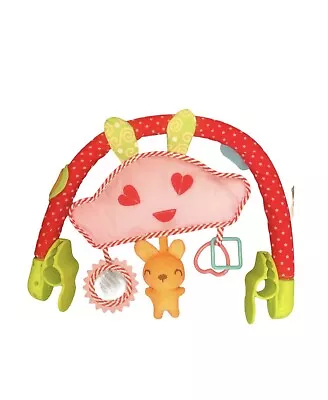 Educational Mirror  & Teether Toy Arch For Baby Prams Push Chairs Activity • £6.95