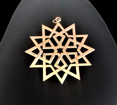 1993 MMA-Metropolitan Museum Of Art Christmas Ornament-Gold Plated Brass Star • $58.33