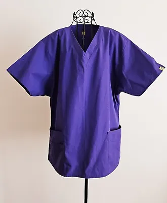Wonder Wink Style #6016 Purple Women's V-Neck Scrub Top Sz. XL • $9.99