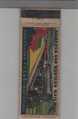 Matchbook Cover - Railroad - Norfolk & Western Full Length • $4.95