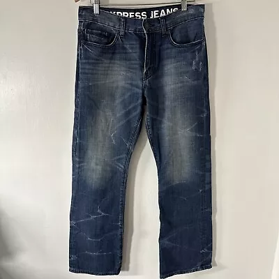 Express Classic Low Rise Boot Cut Kingston Jeans Men's Size 32 X 32* 31* Hemmed? • $23.99