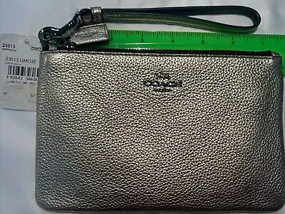 Coach Metallic Small Wristlet NWT • $22