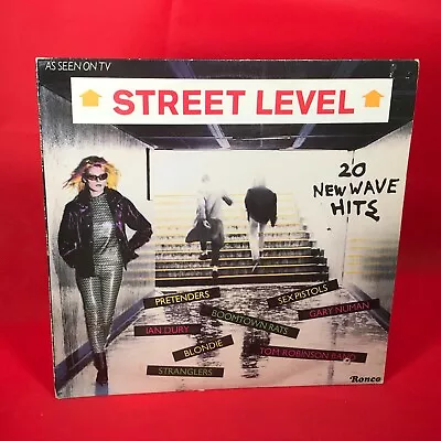 VARIOUS Street Level 20 New Wave Hits 1980 UK Vinyl LP Sex Pistols Ian Dury XTC • £14.15