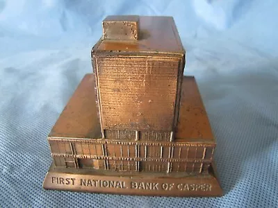 Banthrico First National  Bank Of Casper Wyoming  Souvenir Building Bank • $110