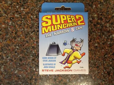 Super Munchkin 2 Narrow S Cape Expansion 837654320532 Brand New Steve Jackson • $12.95